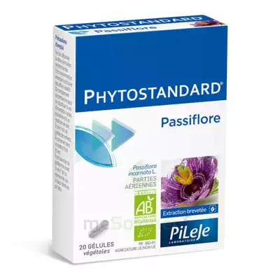 Pileje Phytostandard - Passiflore 20 Gélules Végétales à Cambrai